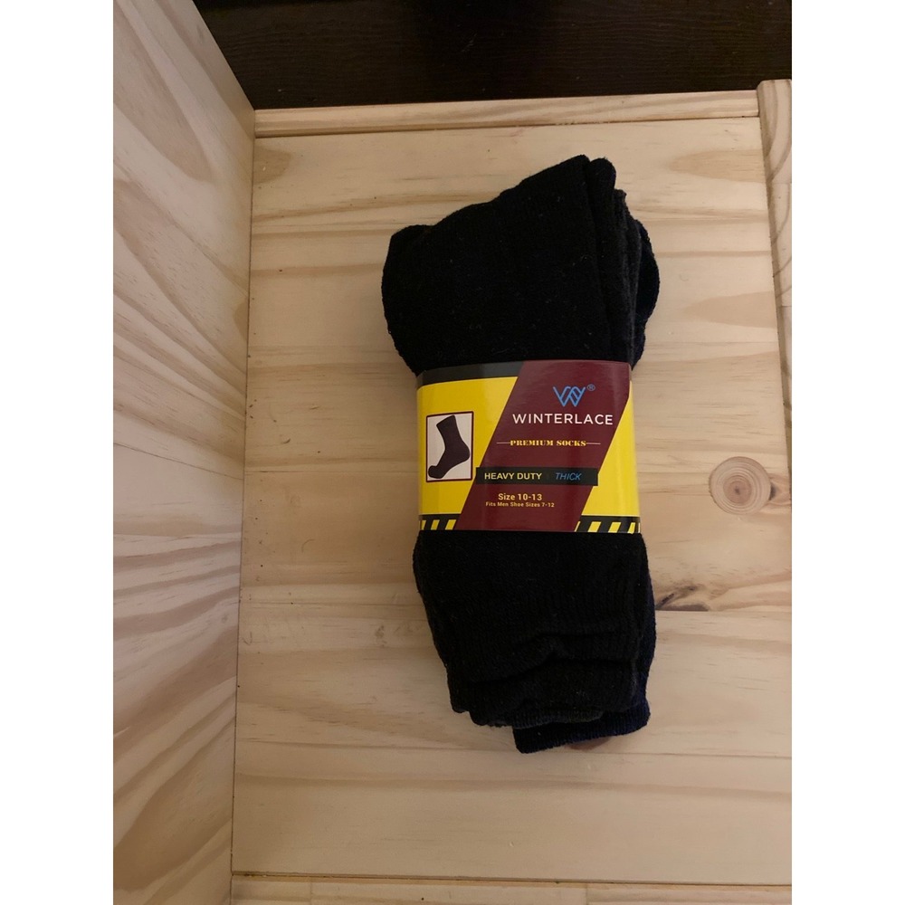Men's Winterlace‎ Premium Heavy Duty Thick Sock Pack of 3